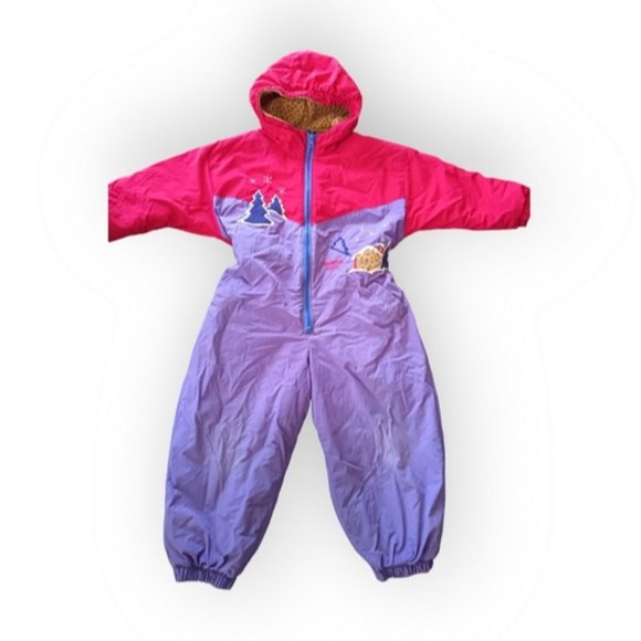 Osh Kosh B'Gosh vintage toddler one piece snow suit size 4 - Picture 3 of 10